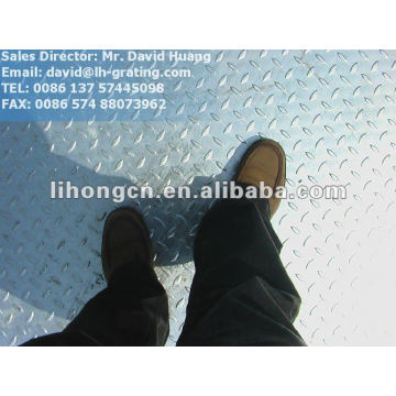 galvanized steel checkered floor plate